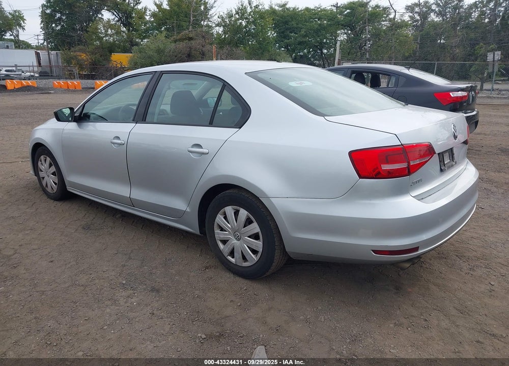 2015 VOLKSWAGEN JETTA 2.0L S VIN: 3VW2K7AJ2FM297990