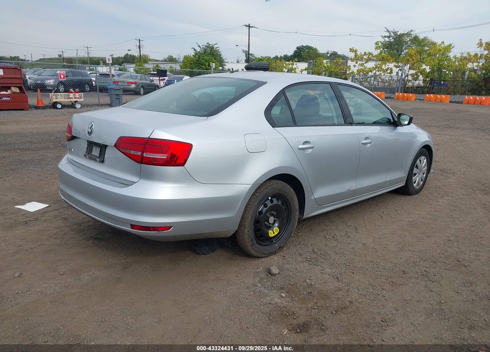 2015 VOLKSWAGEN JETTA 2.0L S VIN: 3VW2K7AJ2FM297990
