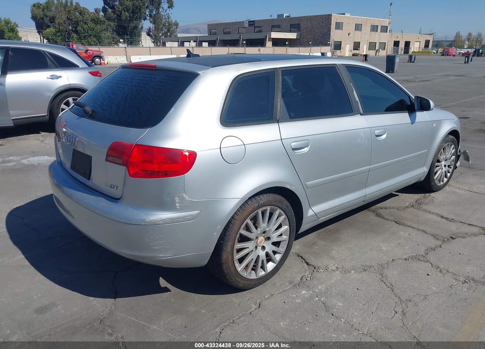 2007 AUDI A3 2.0T VIN: WAUNF78P27A019908