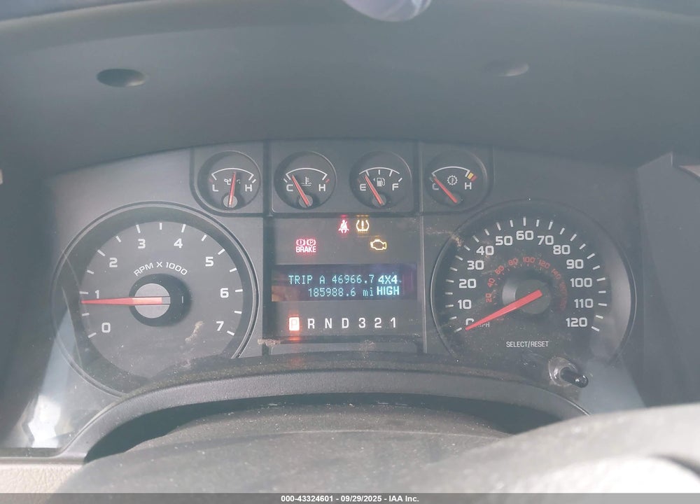 2009 FORD F-150 VIN: 1FTRX14809FA05539