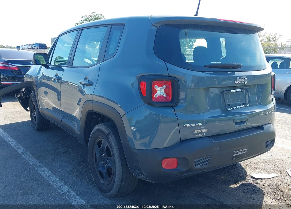 2018 JEEP RENEGADE VIN: ZACCJBAB9JPG99016