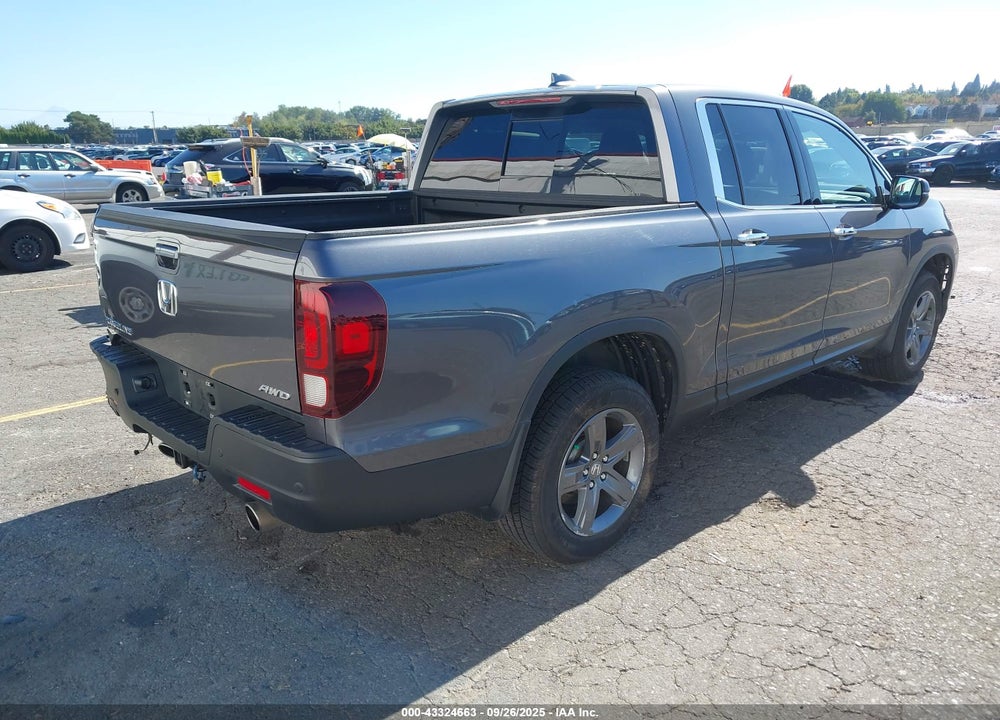 2022 HONDA RIDGELINE RTL-E VIN: 5FPYK3F74NB026250