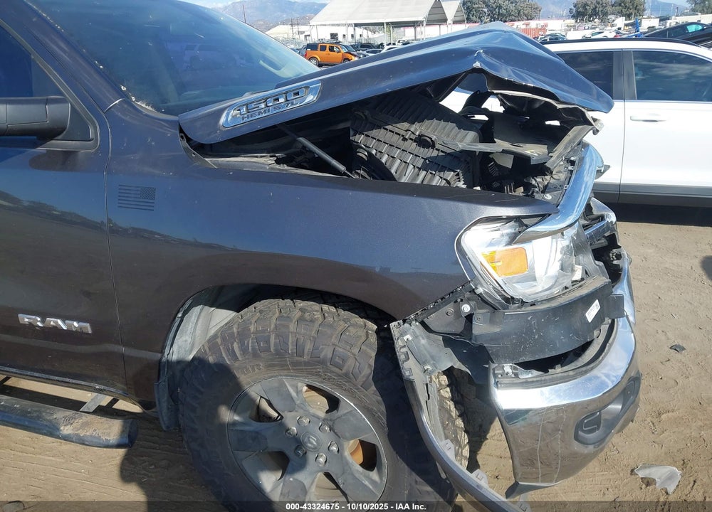 2019 RAM 1500 BIG HORN/LONE STAR 4X2 5'7 BOX VIN: 1C6RREFT1KN635561