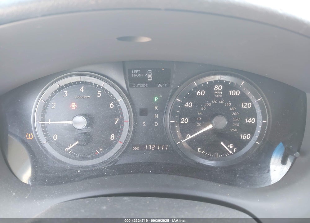 2007 LEXUS ES 350 VIN: JTHBJ46G372010200