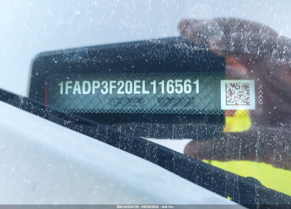 2014 FORD FOCUS SE VIN: 1FADP3F20EL116561