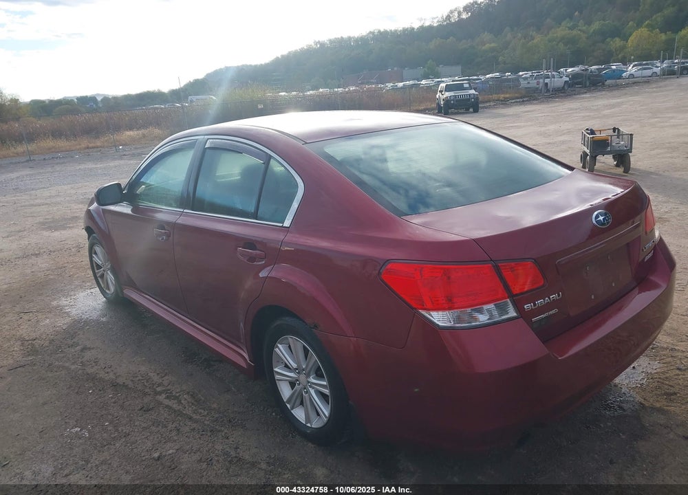 2011 SUBARU LEGACY 2.5I PREMIUM VIN: 4S3BMBC6XB3218103