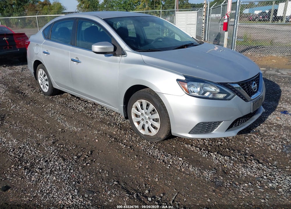 2017 NISSAN SENTRA SV VIN: 3N1AB7AP6HY406629