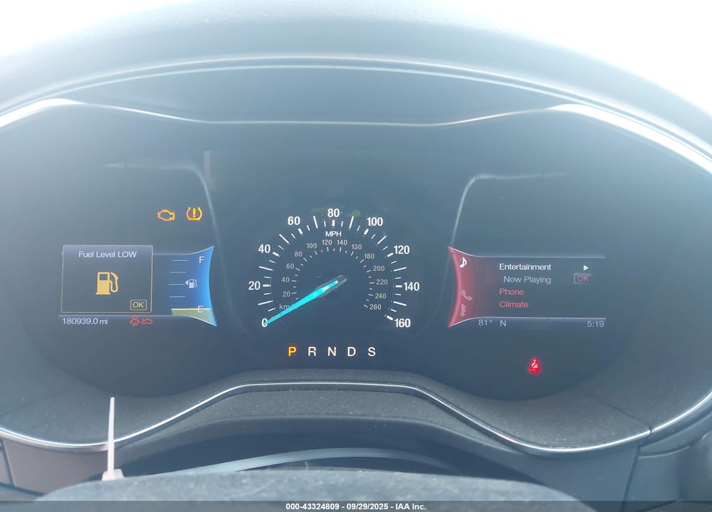 2013 FORD FUSION VIN: 3FA6P0D98DR211666
