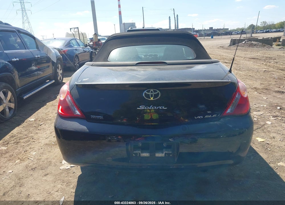 2005 TOYOTA CAMRY SOLARA VIN: 4T1FA38P35U059291