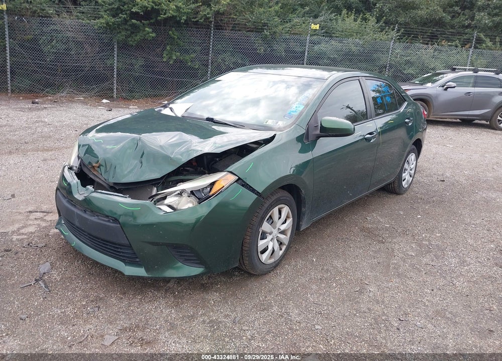 2015 TOYOTA COROLLA LE VIN: 2T1BURHE8FC377952