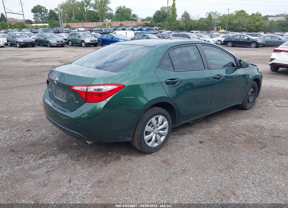 2015 TOYOTA COROLLA LE VIN: 2T1BURHE8FC377952