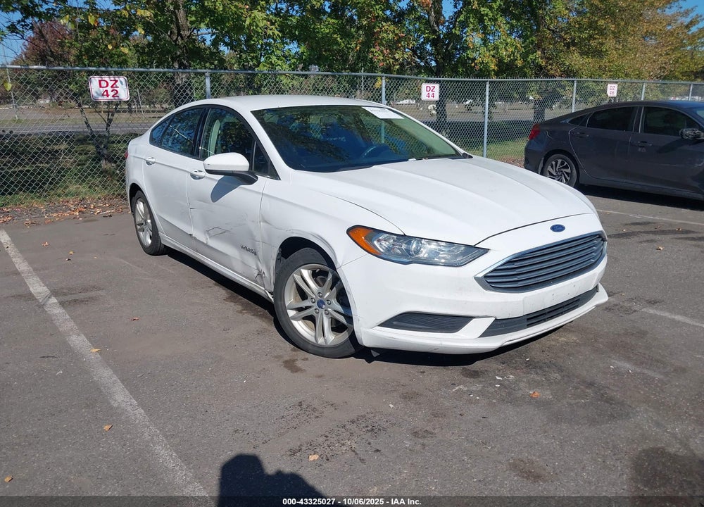 2018 FORD FUSION HYBRID SE VIN: 3FA6P0LU3JR188055