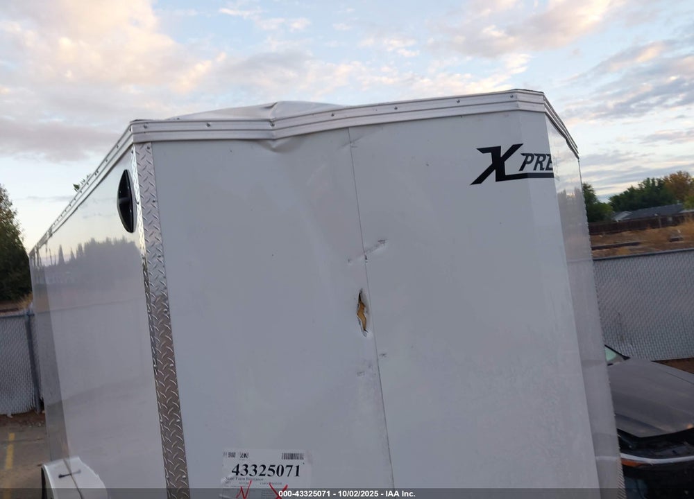 2023 ALCOM CARGO TRAILER 16' TA VIN: 5WFBE1629PB043798