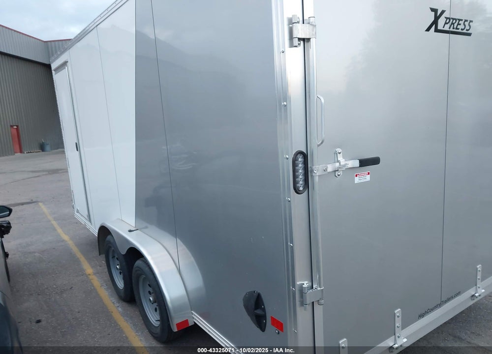 2023 ALCOM CARGO TRAILER 16' TA VIN: 5WFBE1629PB043798