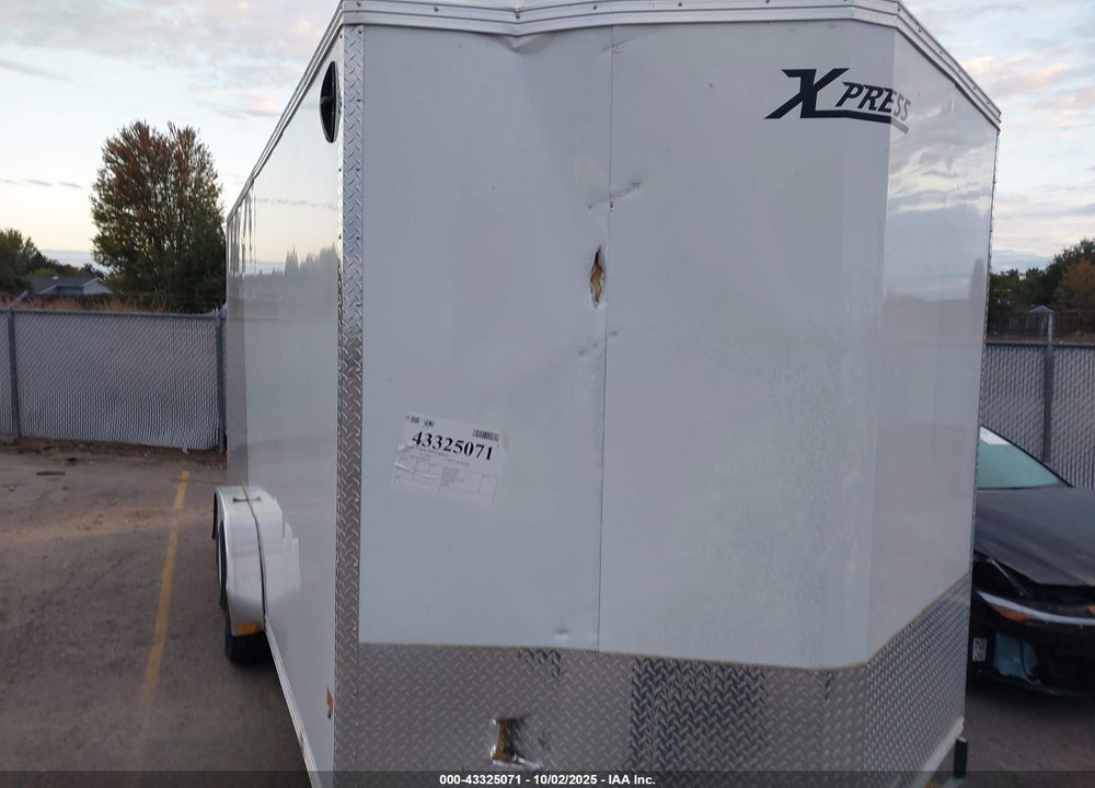 2023 ALCOM CARGO TRAILER 16' TA VIN: 5WFBE1629PB043798