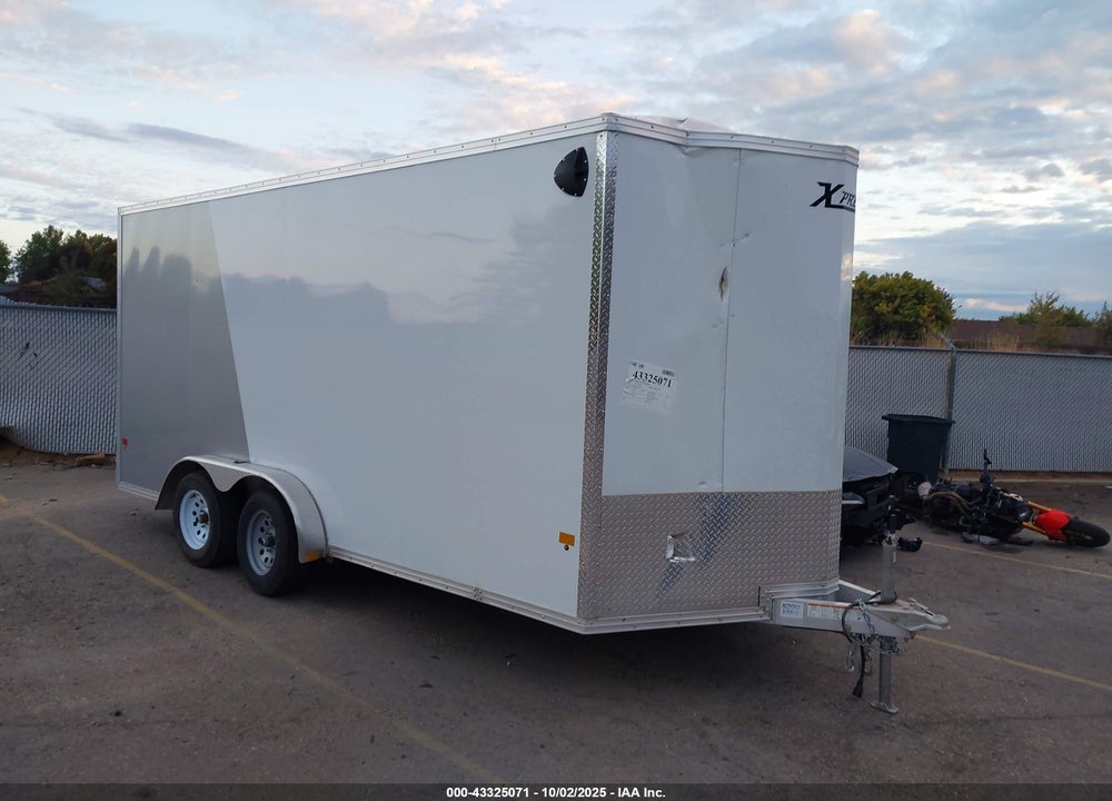 2023 ALCOM CARGO TRAILER 16' TA VIN: 5WFBE1629PB043798