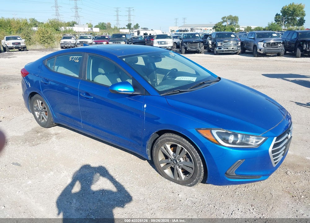 2018 HYUNDAI ELANTRA VIN: 5NPD84LF7JH275967
