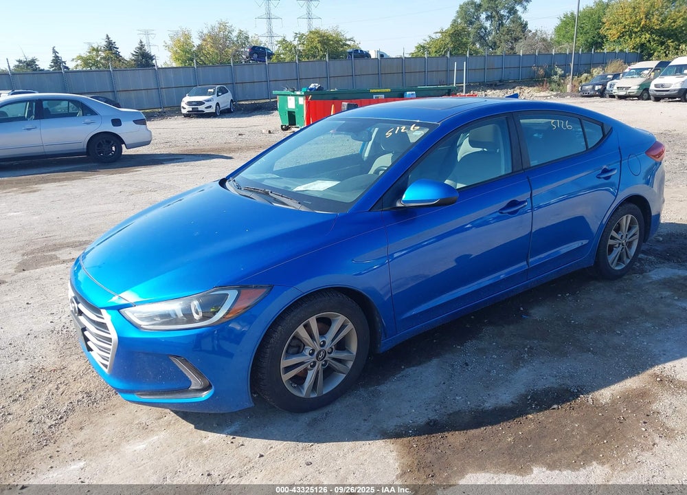 2018 HYUNDAI ELANTRA VIN: 5NPD84LF7JH275967