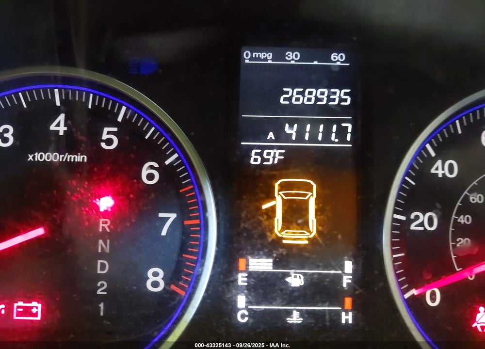 2007 HONDA CR-V VIN: JHLRE48727C027794