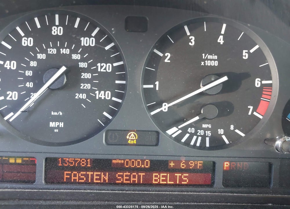 2004 BMW X5 3.0I VIN: 5UXFA13564LU34205