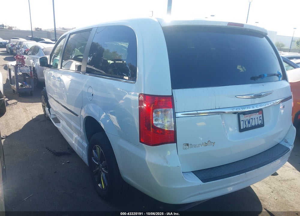 2015 CHRYSLER TOWN & COUNTRY S VIN: 2C4RC1HG4FR602677