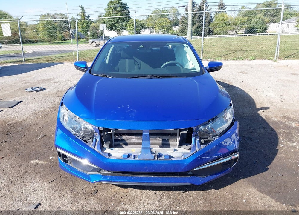 2019 HONDA CIVIC VIN: 2HGFC2F6XKH585825