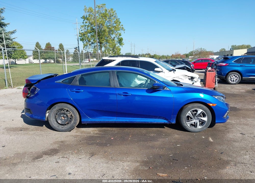 2019 HONDA CIVIC VIN: 2HGFC2F6XKH585825