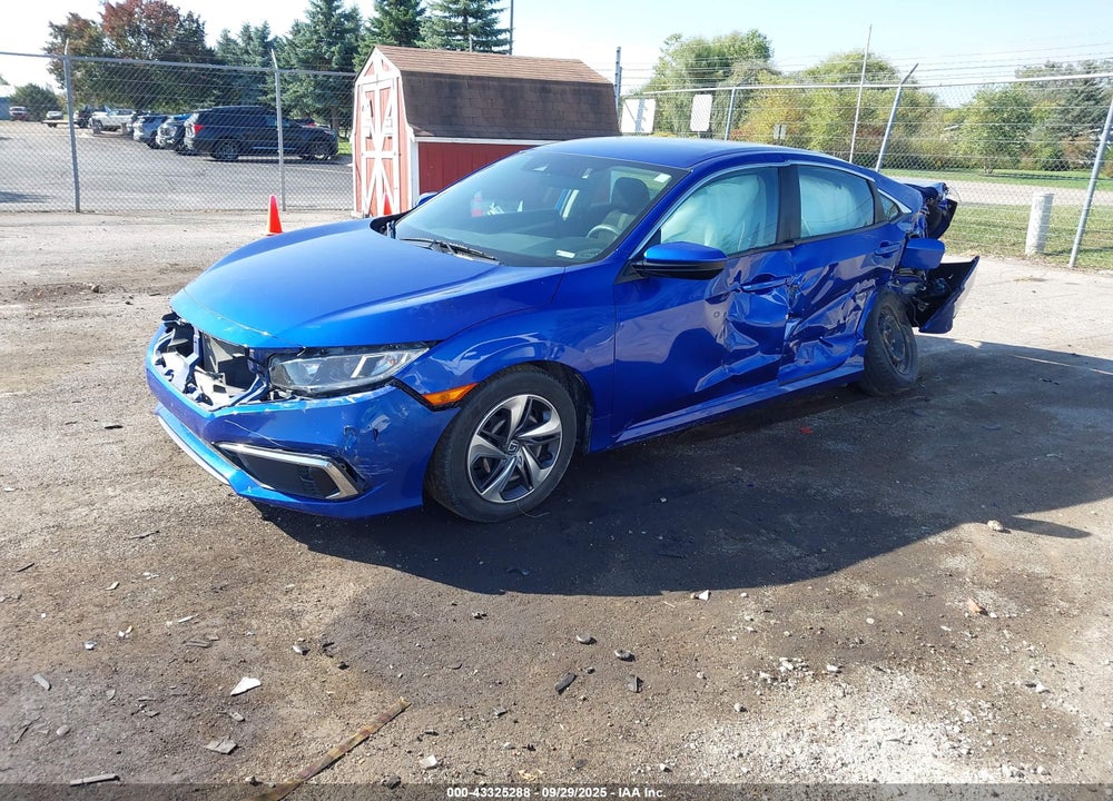 2019 HONDA CIVIC VIN: 2HGFC2F6XKH585825