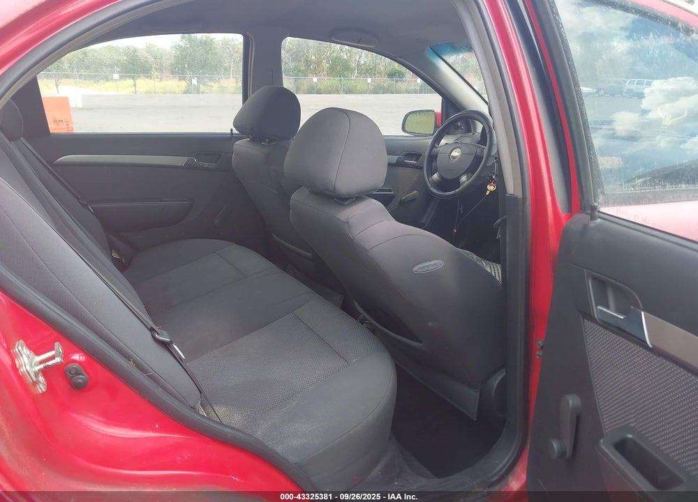 2007 CHEVROLET AVEO LS VIN: KL1TD56697B189103