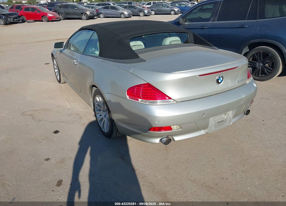 2005 BMW 645CI VIN: WBAEK73495B328565