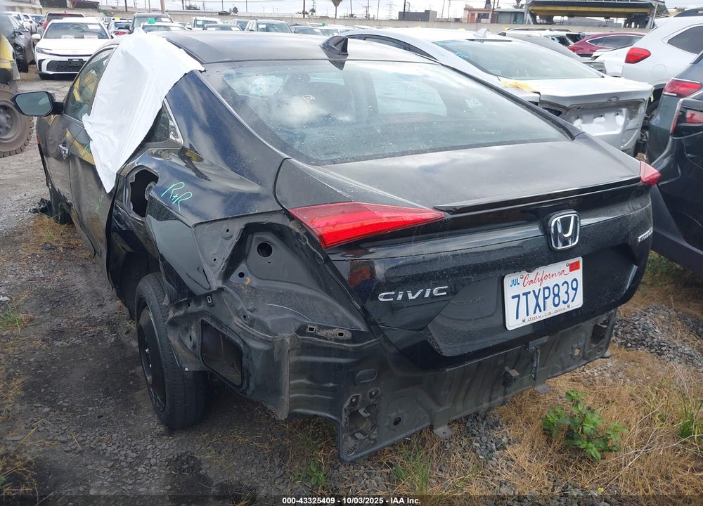 2016 HONDA CIVIC TOURING VIN: 2HGFC1F91GH650296