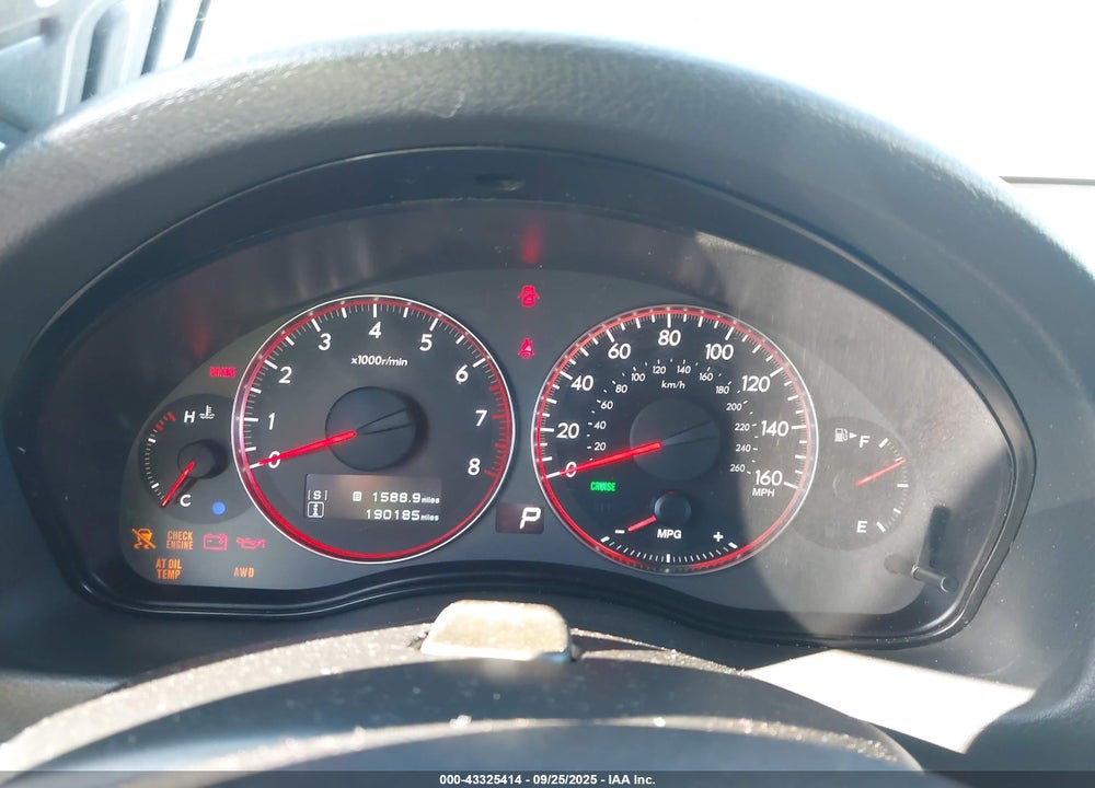 2008 SUBARU OUTBACK 2.5XT LIMITED VIN: 4S4BP63C384324220