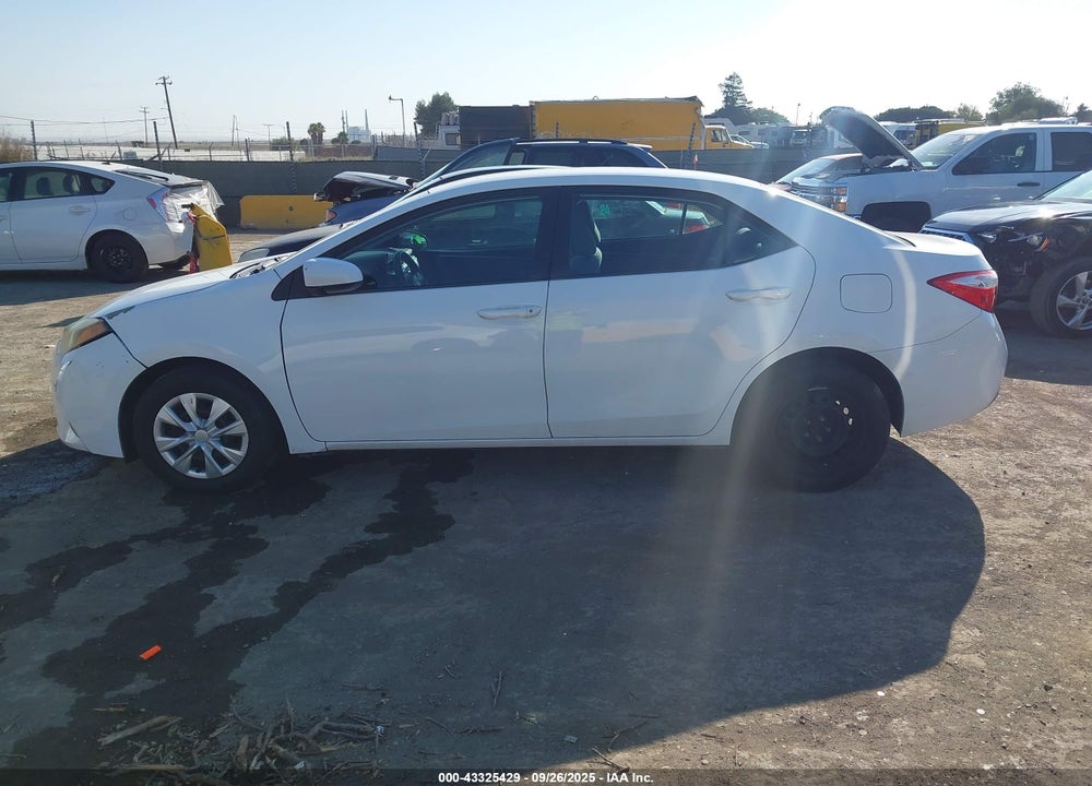 2015 TOYOTA COROLLA L VIN: 5YFBURHEXFP224246