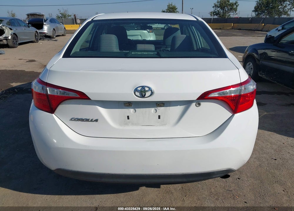 2015 TOYOTA COROLLA L VIN: 5YFBURHEXFP224246