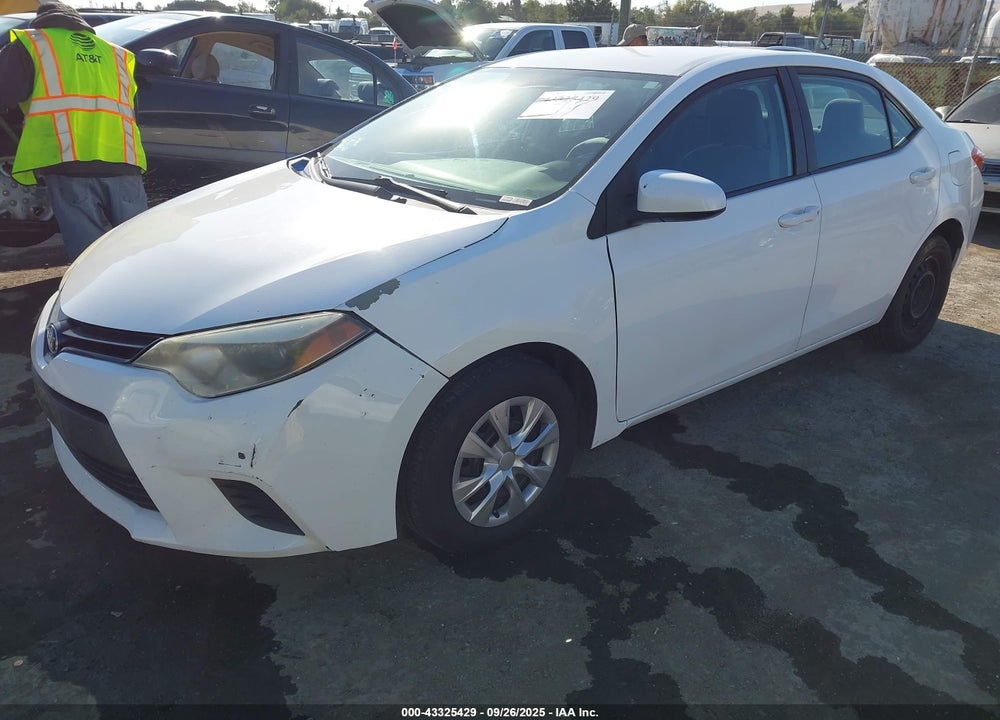 2015 TOYOTA COROLLA L VIN: 5YFBURHEXFP224246
