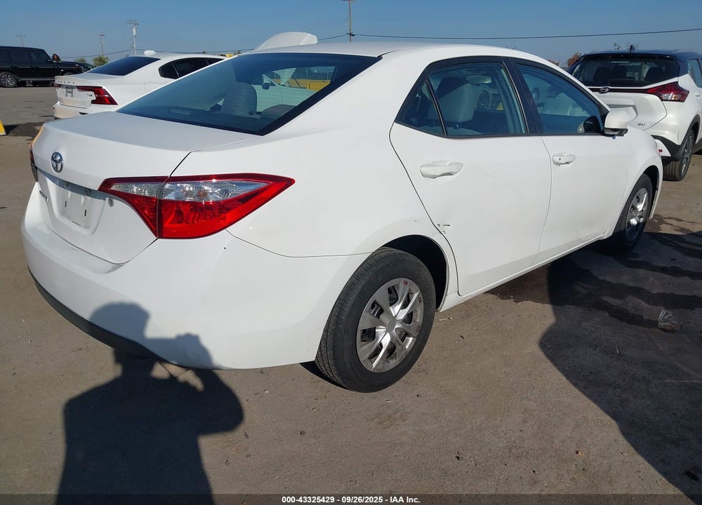 2015 TOYOTA COROLLA L VIN: 5YFBURHEXFP224246