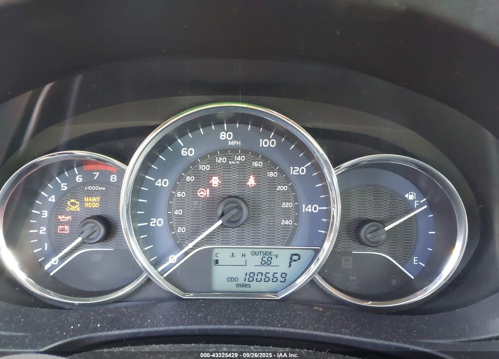 2015 TOYOTA COROLLA L VIN: 5YFBURHEXFP224246
