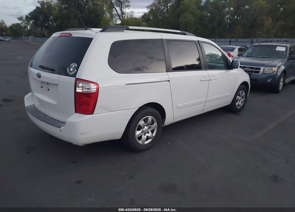 2010 KIA SEDONA LX VIN: KNDMG4C36A6357076