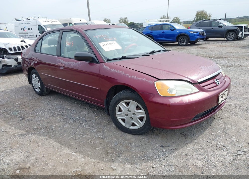 2003 HONDA CIVIC LX VIN: 2HGES16543H532345
