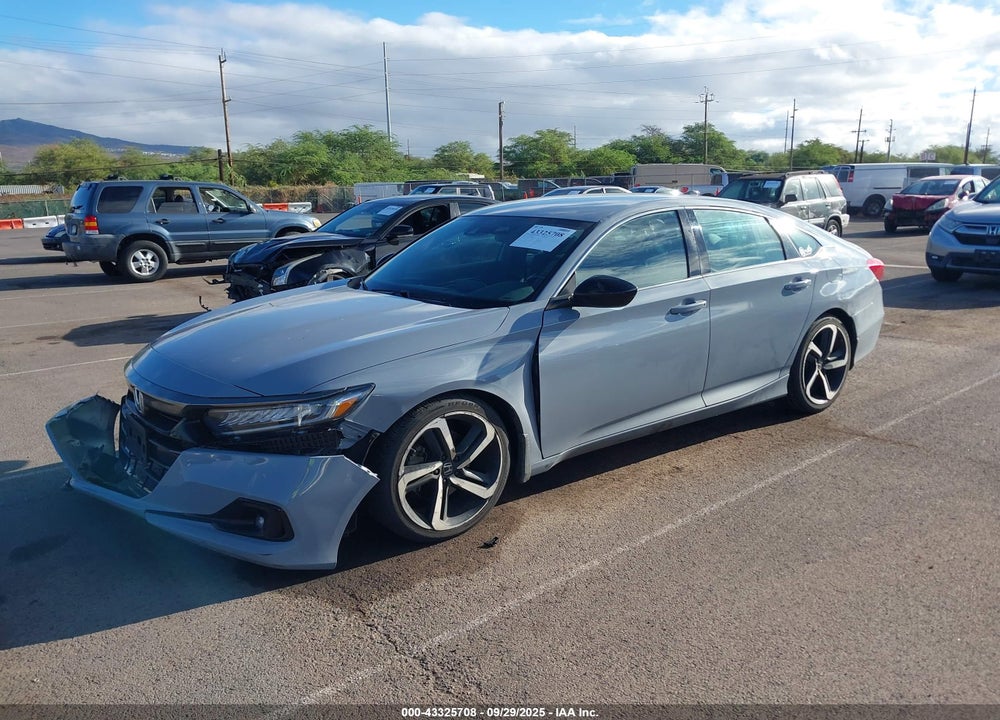 2022 HONDA ACCORD VIN: 1HGCV1F37NA062262