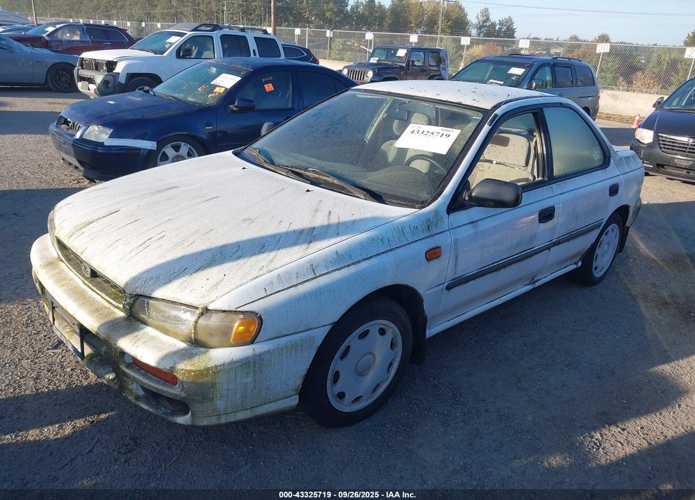 2000 SUBARU IMPREZA L VIN: JF1GC435XYH503686
