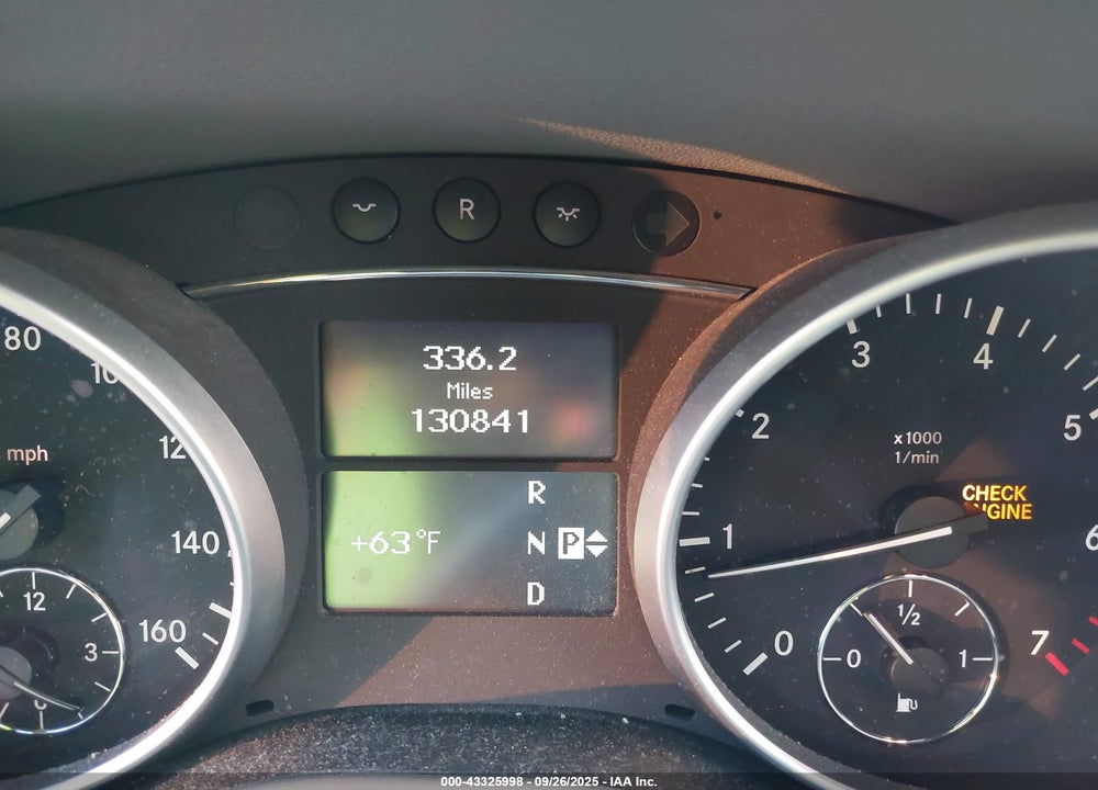 2006 MERCEDES-BENZ ML 350 4MATIC VIN: 4JGBB86EX6A130614