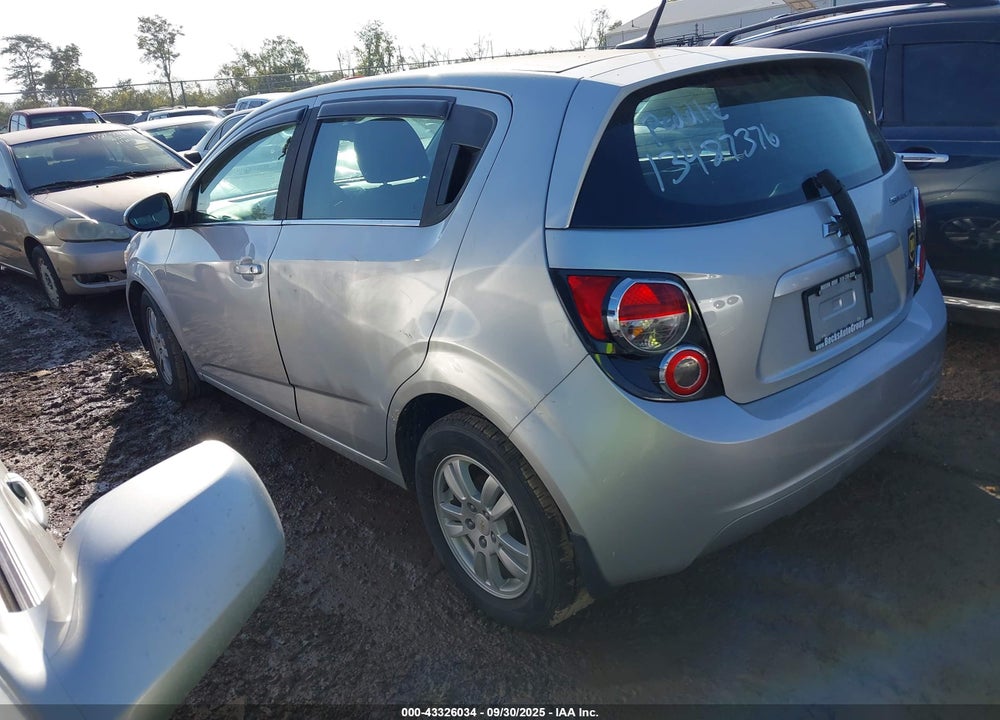 2012 CHEVROLET SONIC VIN: 1G1JC6SH9C4117373