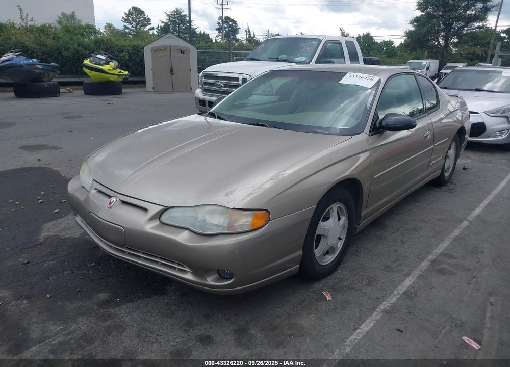 2003 CHEVROLET MONTE CARLO SS VIN: 2G1WX12K239198657