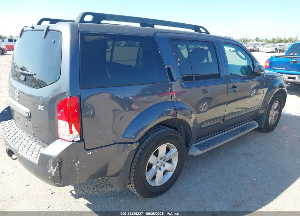 2010 NISSAN PATHFINDER SE VIN: 5N1AR1NN3AC613620
