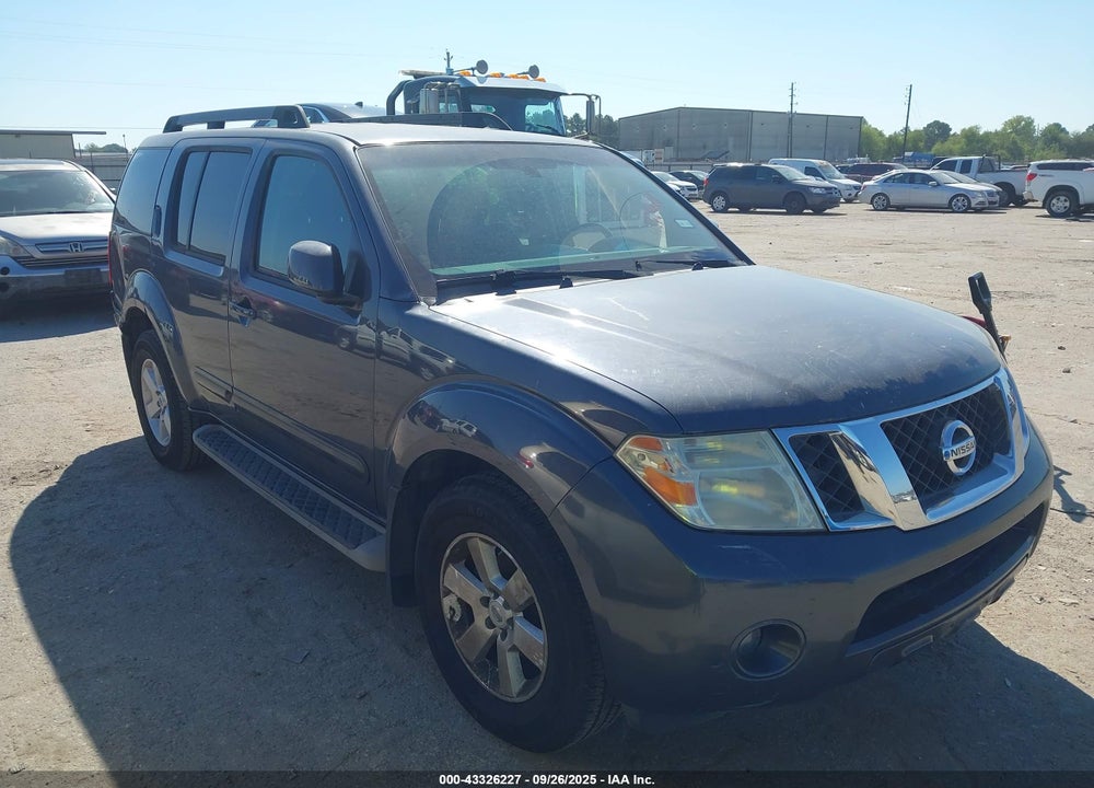 2010 NISSAN PATHFINDER SE VIN: 5N1AR1NN3AC613620