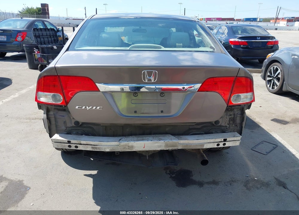 2009 HONDA CIVIC VIN: 1HGFA16539L007697