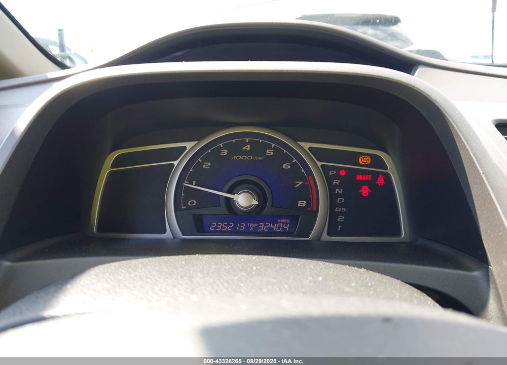 2009 HONDA CIVIC VIN: 1HGFA16539L007697