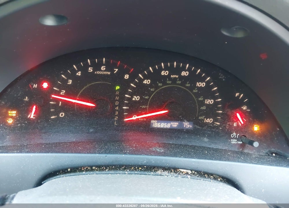 2007 TOYOTA CAMRY LE VIN: JTNBE46K673111263
