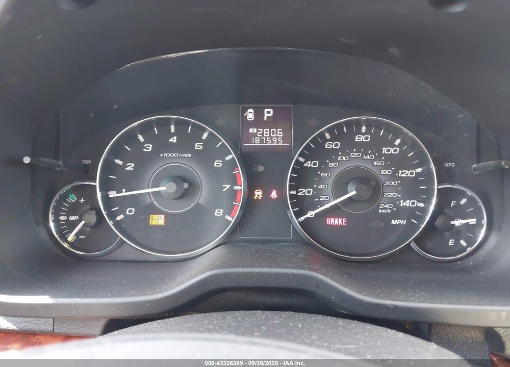 2012 SUBARU OUTBACK 2.5I LIMITED VIN: 4S4BRBJC9C3226572